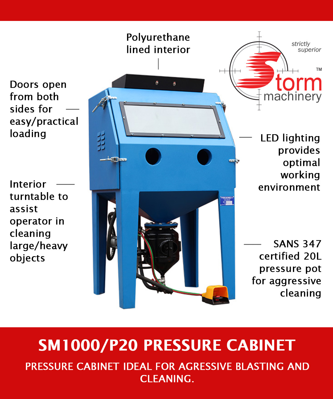 SM1000/P20 Pressure Cabinet - Image 6