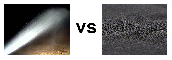 dustless vs conventional