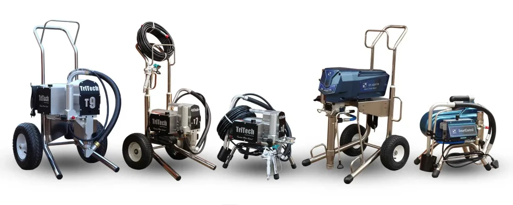 electric airless spray pumps
