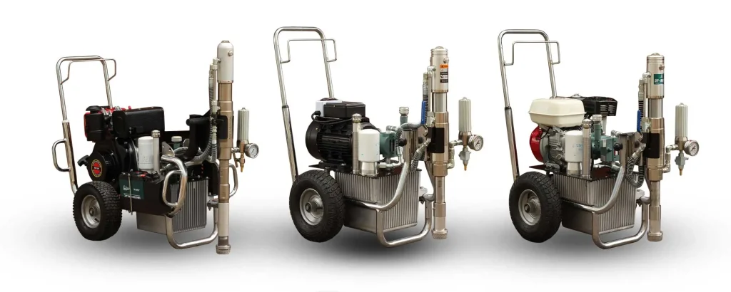 hydraulic airless spray machines