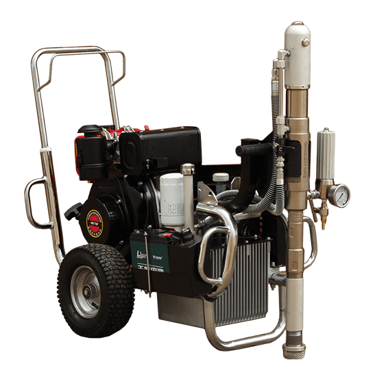 hydraulic airless spray pump